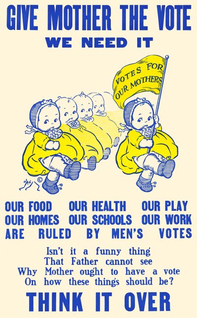 Give Mother the Vote - We Need It by Rose Cecil ONeill